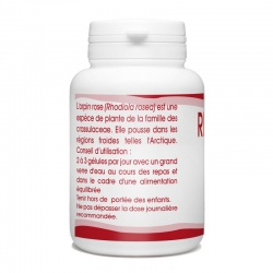 Rhodiola  Extrait à 3% salidrosides  - 250mg x 100 gélules végétales