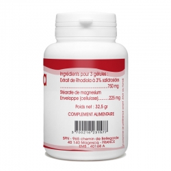 Rhodiola  Extrait à 3% salidrosides  - 250mg x 100 gélules végétales