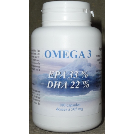OMEGA 3 - 505 mg x 180 capsules