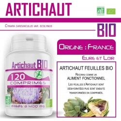 Artichaut Bio - 400 mg x 120 comprimés
