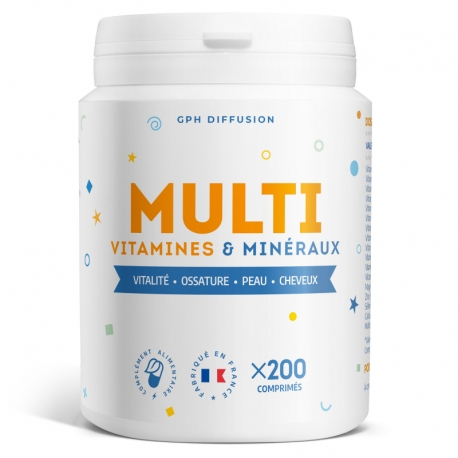 MultiVitamines & Minéraux - 200 comprimés