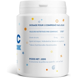 Citrate de Zinc - 15 mg x 200 comprimés