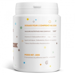 Vitamine D3 5 µgr - 200 comprimés