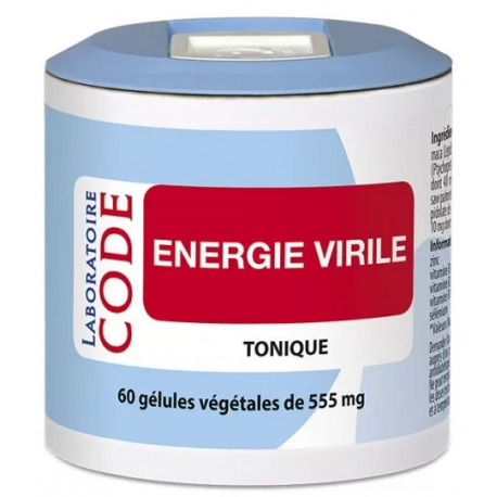 Energie Virile - 60 gélules végétales de 555 mg