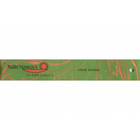 Encens AUROSHIKHA Agarbathies – Cedar Incense