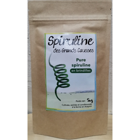 SPIRULINE des Grands Causses  -  sachet 50 g