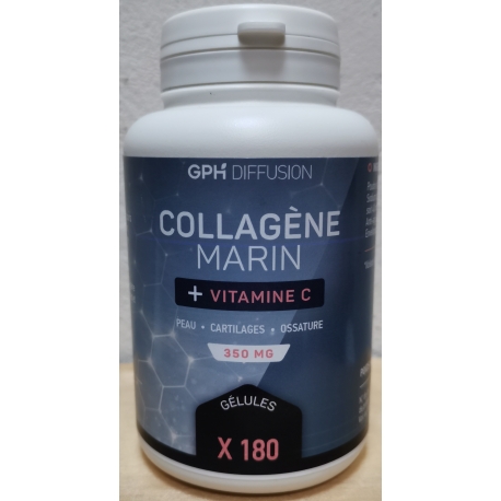 Collagène Marin + Vitamine C - 350 mg x 180 gélules