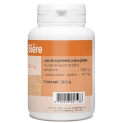 Levure de Bière revivifiable - 320 mg x 100 gélules