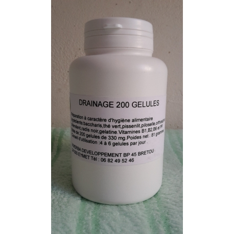 DRAINAGE 200 gélules