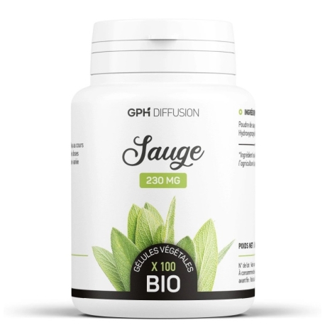 Sauge Bio  230 mg x 200 gélules