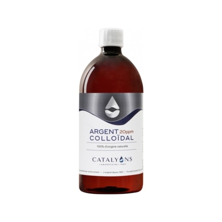 ARGENT COLLOÏDAL   20 ppm  1 litre