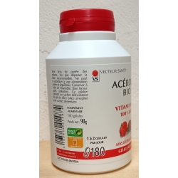 Acérola Bio - 180 gélules x 430 mg