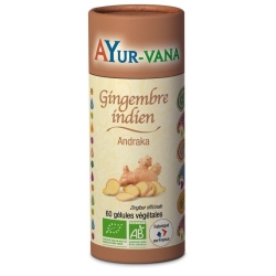 Andraka (Gingembre indien) Bio - 60 gélules