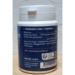 Mélatonine Fort  - Magnésium + Vitamine B6 - 60 comprimés
