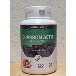 Charbon Végétal Activé - 200 gélules x 200 g