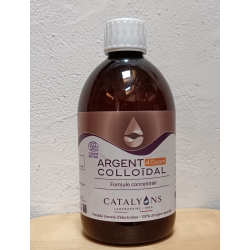ARGENT COLLOÏDAL   40 ppm   Formule concentrée - 500 ml