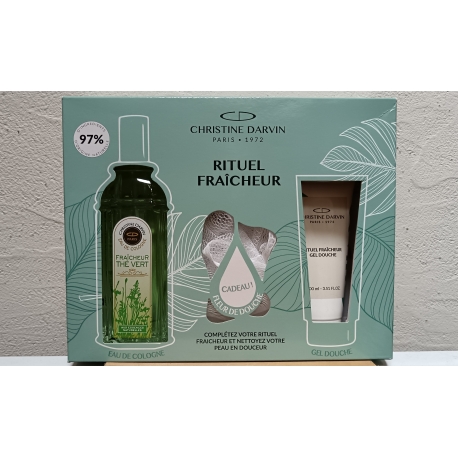 COFFRET RITUEL FRAICHEUR Thé Vert - Christine Darvin