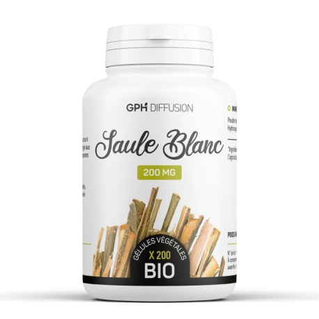 Saule Blanc  Bio - 200 mg x 200 gélules végétales
