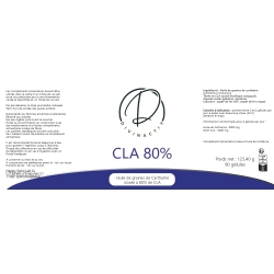 CLA 80% - 90 gélules x 1000 mg