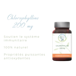 Chlorophylline - 200 mg x 60 gélules