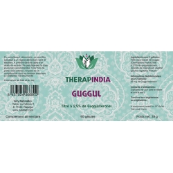 GUGGUL  2,5 % de Guggulstérone - 60 gélules végétales