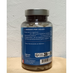 Magnésium Bisglinate + Vitamine B6  -  90 gélules végétales x 548 mg