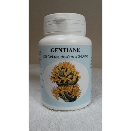 Gentiane  240 mg x 100 gélules