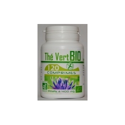 Thé vert Bio - 120 comprimés à 400 mg