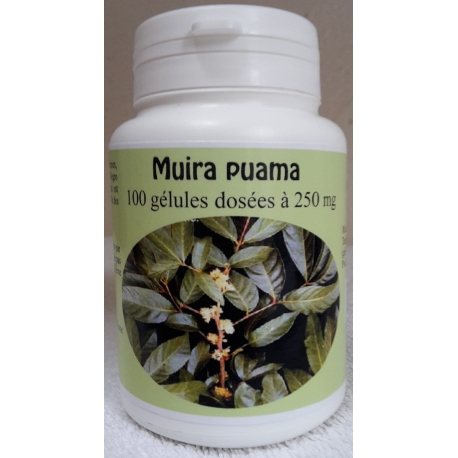 Muira Puama - 250 mg x 100 gélules