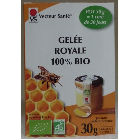Gelée Royale  100% Bio  -  Pot 30 g