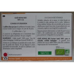 Gelée Royale  100% Bio  -  Pot 30 g