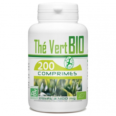 Thé vert Bio  400 mg x 200 comprimés